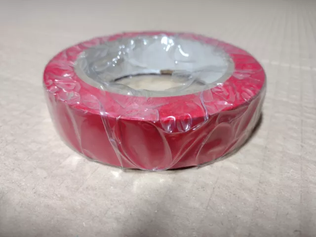 RED SELF ADHESIVE LANE MARKING TAPE 25mm x 33 METER HAZARD PVC FLOOR WAREHOUSE