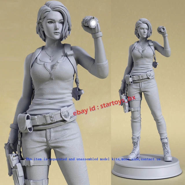 Unpainted Model Kit JILL 1/8 1/6 1/4 Scale Unpainted 3D Printed Model Kit Unassembled ...