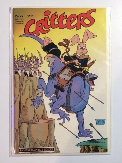 Critters #27 NM (Fantagraphics,1988) Nilson Groundthumper and Hermy!