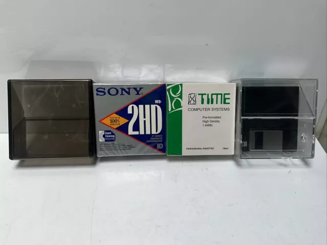 Sony MFD-2HD 2MB XT Series 3.5" Floppy Disc 10 Pack BNIB Sealed Times Disc 10