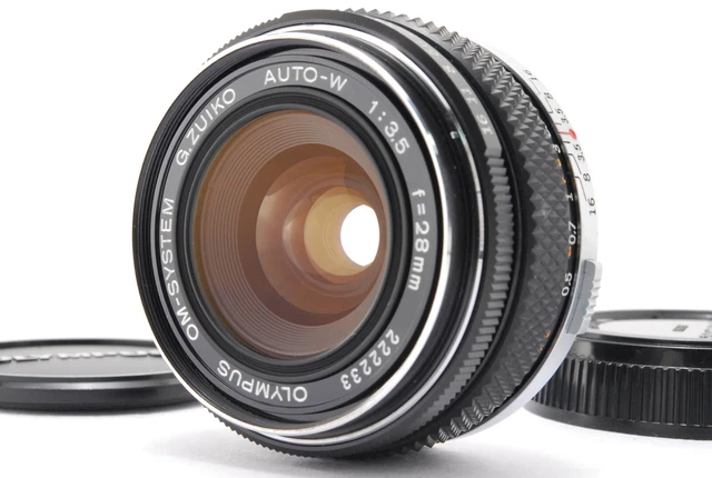 Olympus OM-SYSTEM G.ZUIKO AUTO-W 28mm F/3.5 MF Lens from Japan (oku2340)