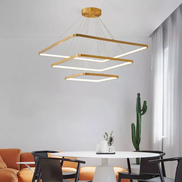 Large Chandelier lighting Kitchen Lights Copper Pendant Light Hotel Ceiling Lamp