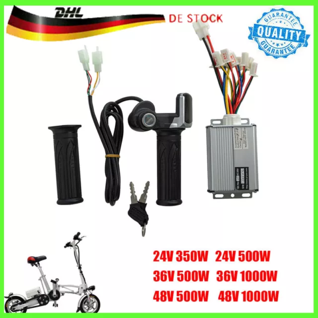 350-1000W Brush/Brushless Electric Bike Scooter Motordrehzahlregler 24-48V DEU