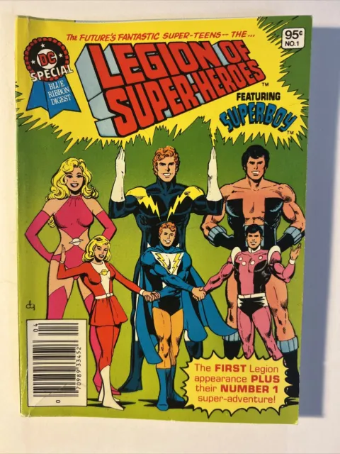 DC Special Blue Ribbon Digest #1 - Legion of Super-Heroes - Superboy 1980