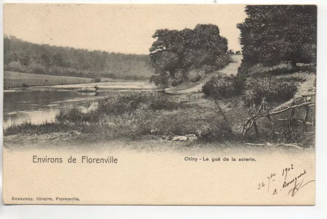 BELGIQUE - BELGIE - old Postcard - CHINY environs de Florenville gué la Scierie