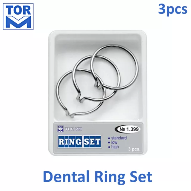 3-teiliges Ring-Set für geschnittene konturierte Zahnmatrizen - alle Größen-Kit