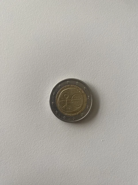 PIÈCE DE 2 euros RARE, Bonhomme UEM 1999-2009 EUR 300,00 - FR