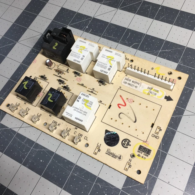 Genuine Dacor Double Oven Relay Board # 62439 100-00626-03 DE81-10169A