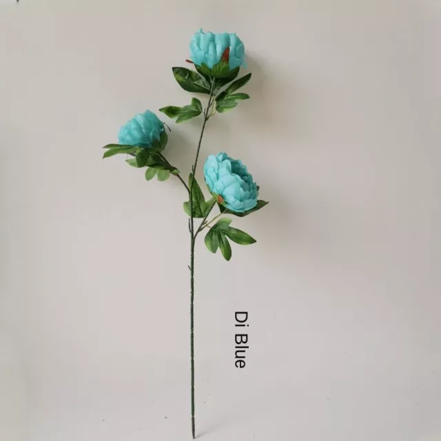 Bleu soie artificielle Rose hortensia fleur Bouquet de mariée Guide de...