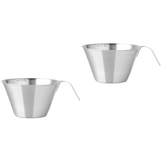 2x Contenitore da forno tazza da caffè espresso shot per Home Hotel Cafe