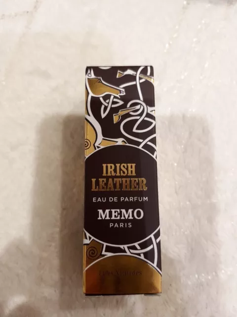 MEMO Paris Irish Leather Eau De Parfum EDP 5ml Travel Miniature BNIB RRP £28 🧡