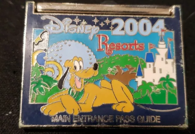 Disney Pin 30483 WDW Cast Exclusive Main Entrance Pass Guide All Star Pluto LE