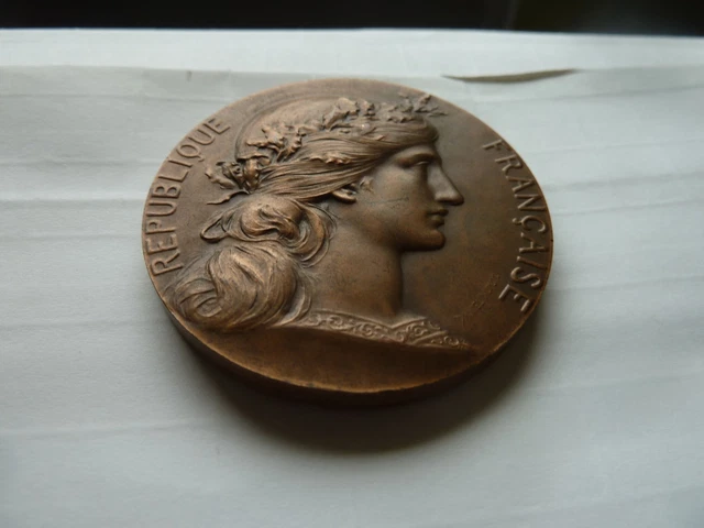 Médaille En Bronze Daniel Dupuis - Offert Par Le Ministre De La Guerre - Vintage