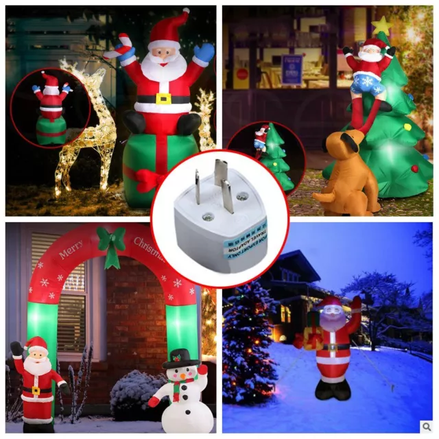 Xmas Gifts Christmas Decor AU Plug LED Light Up Lighted Dolls Santa Claus