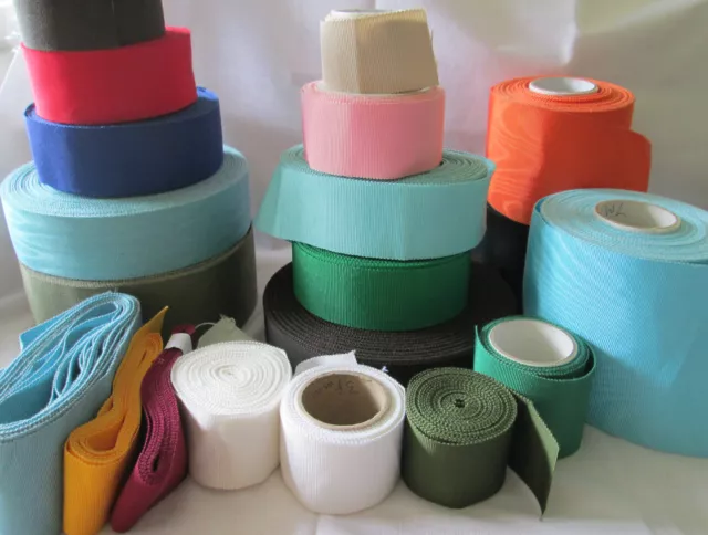 38mm and wider GROSGRAIN / PETERSHAM RIBBON various colours and lengths