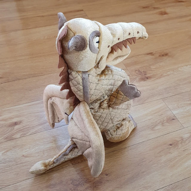 WICKED THE MUSICAL Gold Clock of the Time Dragon Hand Puppet plush soft