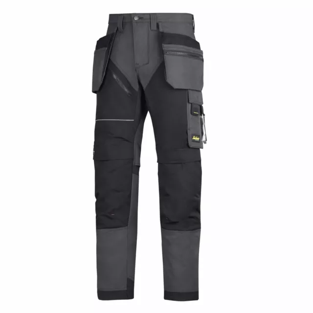 Snickers Trousers 6202 Ruffwork Holster Pocket Trousers Mens Steel Grey