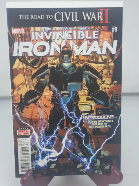 Invincible Iron Man #9 First Printing 1st Appearance Riri Williams Ironheart 9.0