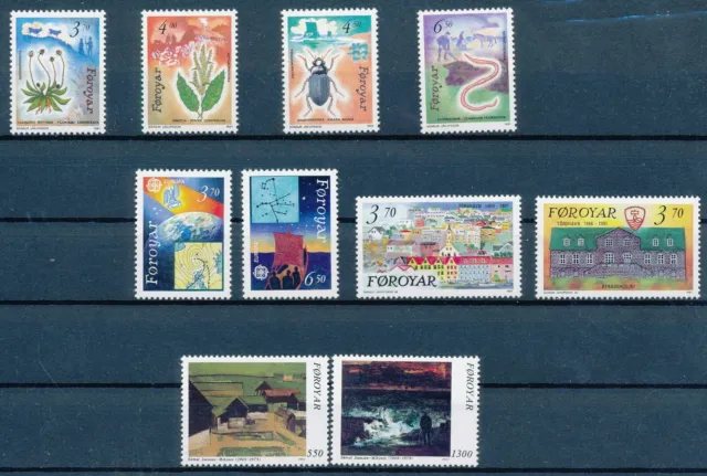 [BIN18161] Faroe Islands good lot very fine MNH stamps