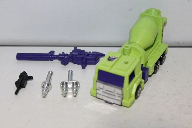 TRANSFORMERS G1 ORIGINAL vintage devastator constructicons mixmaster ...