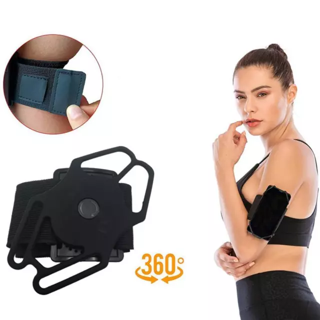 Sports Arm Band Mobile Phone Holder Bag Running Jogging Gym Exercise Z4A4