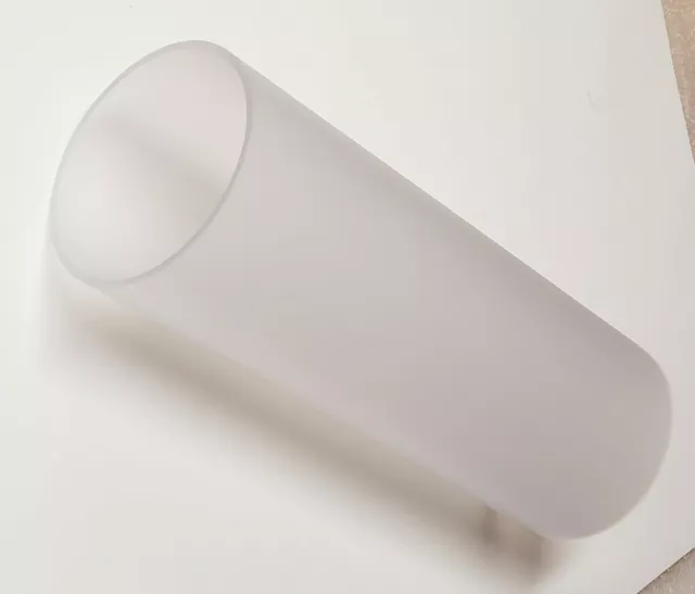 1 Clear Frosted 3 1/2” Od 3 1/4 Id Diameter 8" Inch Long Acrylic Plexiglass Tube