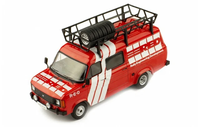 1/43 FORD TRANSIT Mk.2 RED Rally Engineering Development Service Van ...