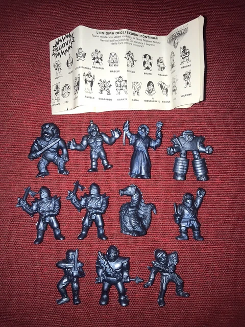 Lotto 11 Exogini Blu Prima E Seconda Serie🇮🇹