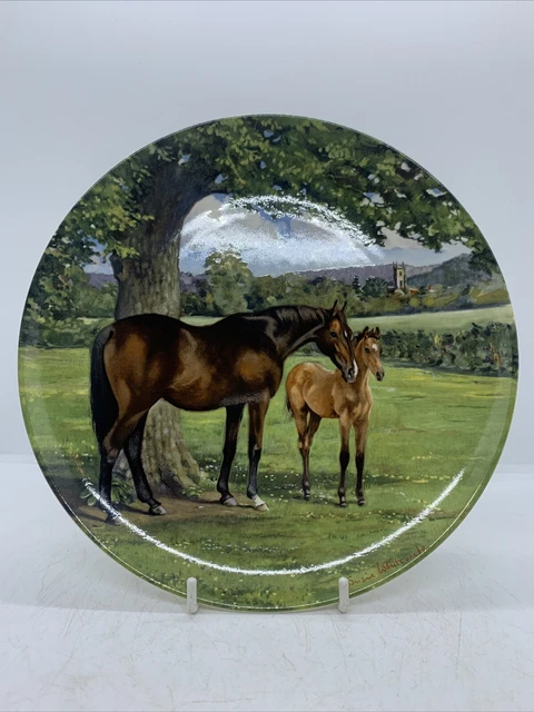 Vintage Spode The English Thoroughbred By Susie Whitcombe Collector Plate 1988