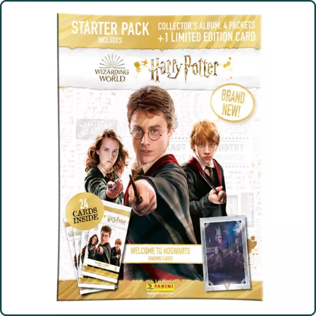 2022 Panini Harry Potter Welcome to Hogwarts Trading Cards Starter Pack Sealed