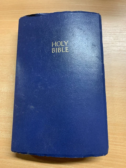 1982 HOLY BIBLE NEW KING JAMES VERSION NKJV RED WORDS OF CHRIST BOOK ...