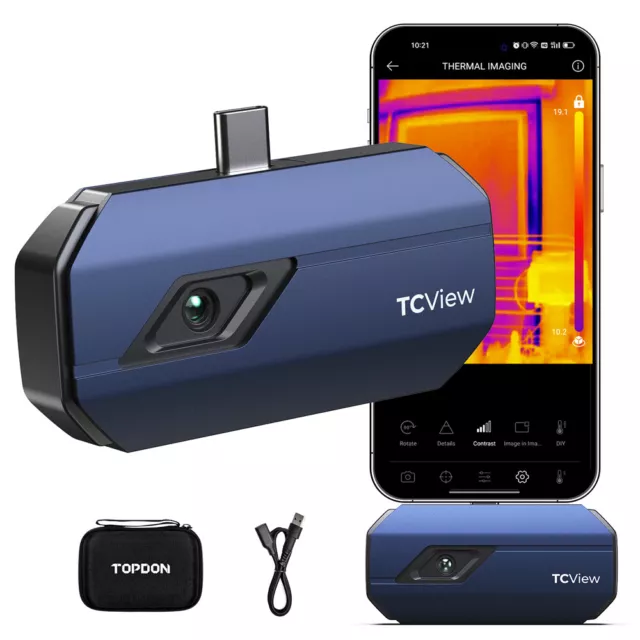 2024 Topdon TC001 Camera Thermal Imaging Infrared Camera For Android Type-C