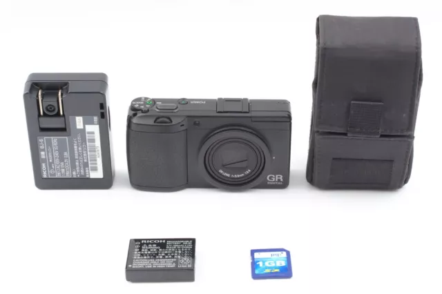 [MINT] RICOH GR DIGITAL II 10.1MP Digital Camera Black From JAPAN 862
