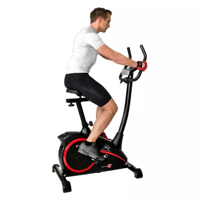 Christopeit Sport Fahrrad-Heimtrainer AL 2 Black Edition - 24-Stufig, 9kg Mag...