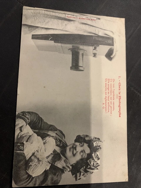 Ancienne Carte Postale Chez Le Photographe