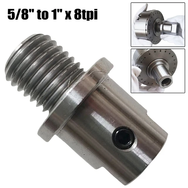 Adaptateur De Mandrin Pour Tour à Bois - Filetage 33x3.5mm Vers 18x1.5mm, Métal Noir