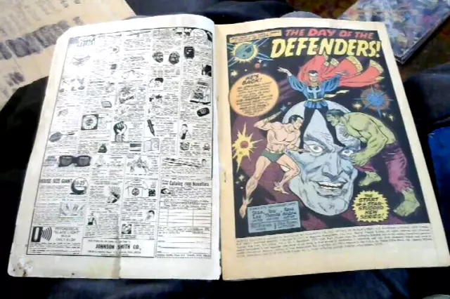 MARVEL FEATURE-THE DEFENDERS #1 (1971) Marvel Comic 3