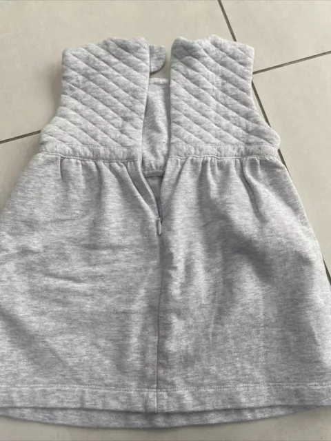 Abito da bambina Armani 9 mesi grigio logo rabbia perla 3