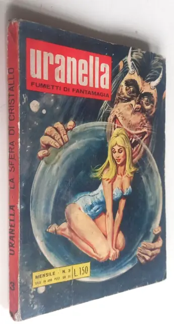 URANELLA N. 3 - 10/1966- 'La sfera di cristallo' - Ed. Bianconi -N1