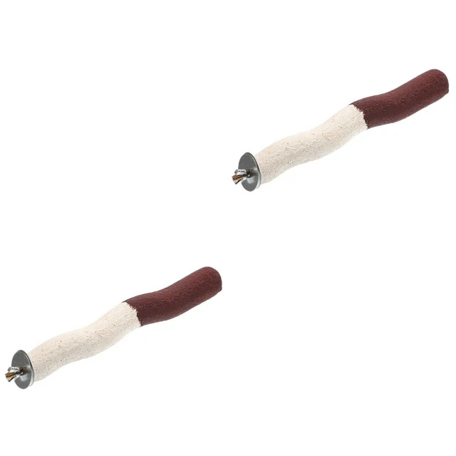 2x Tragen Beständig Interessant Haushalt Vogel Barsch Vogel Zubehör Für Papagei