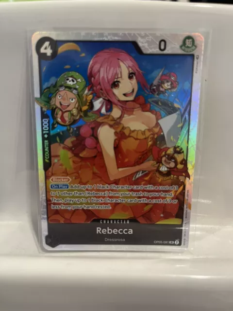 Rebecca OP05-091 SR - One Piece Card Game - Awakening of The New Era