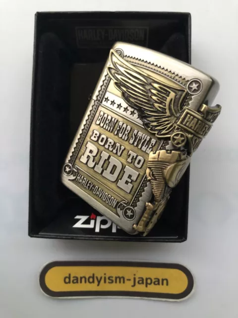 ZIPPO Lighter Harley-Davidson Japan Limited HDP-27 w/ Box FedEx New