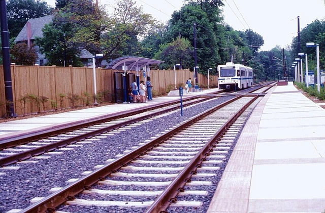 Original Kodachrome Slide Baltimore Lrv #5018 Falls Road May 29, 1992