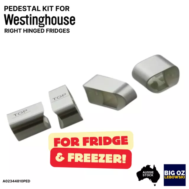 Pedestal Kit For Right Hinged Westinghouse Wbe5314Sa-R Refrigerator (4 Piece)