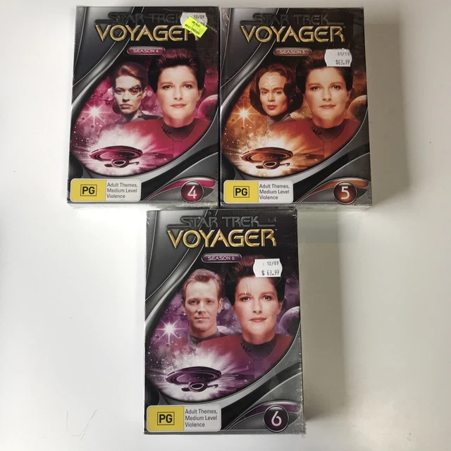 Star Trek Voyager : Season 4 5 6 (DVD, 1998) PAL R4 - Brand New & Sealed