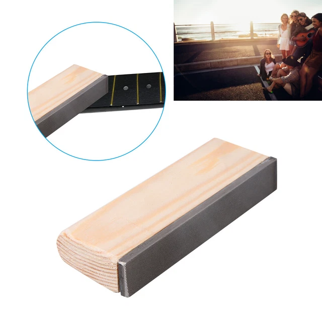 (large)Fret File Professional Sanding Fret Levelling Tool Small For Guitar HR6