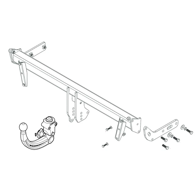 WESTFALIA TOWBAR FOR Hyundai Tucson ATV/SUV 20182020 Detachable Tow