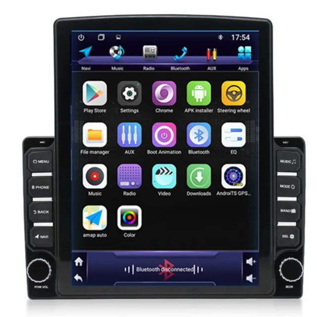 9.7in Radio Car GPS Navigation Stereo RAM 1GB ROM 16GB Android 9.1 Quad-core SUV