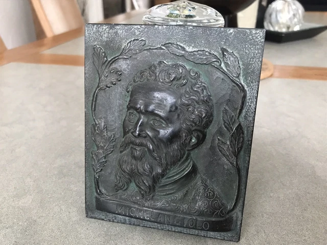 ANCIENNE RARE PLAQUE Bronze Lorraine Dietrich 1927 Moteur Auto Avion