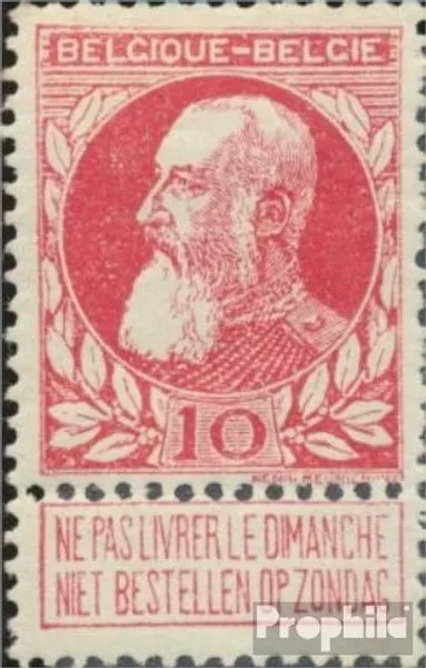 Briefmarken Belgien 1905 Mi 71 postfrisch